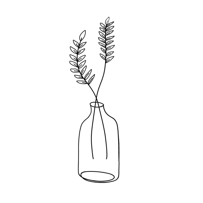 VASO SIMPLES MINIMALISTA