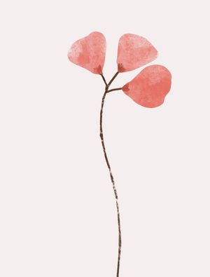 FLOR ROSA AQUARELA