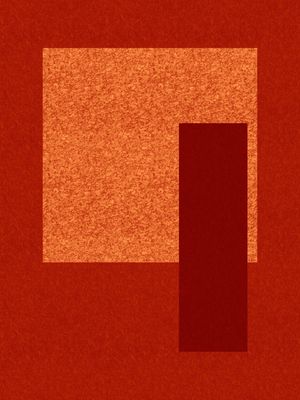 SQUARE DETAILS SÉRIE CORES TONS DE VERMELHO LARANJA OP 07