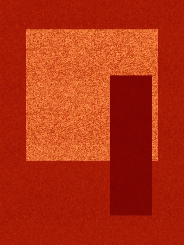 SQUARE DETAILS SÉRIE CORES TONS DE VERMELHO LARANJA OP 07