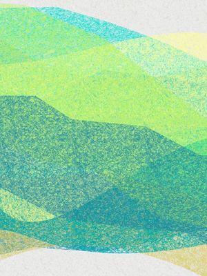 SÉRIE LIGAÇÕES ABSTRATAS FLUIDO CORES TONS VERDE AZUL TURQUESA OP 02