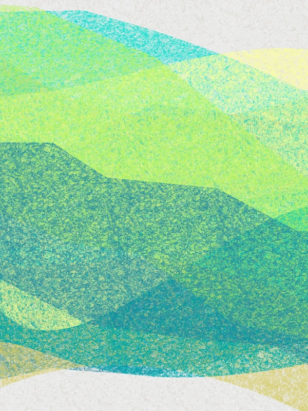 SÉRIE LIGAÇÕES ABSTRATAS FLUIDO CORES TONS VERDE AZUL TURQUESA OP 02