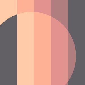 CÍRCULO GRADIENT SÉRIE TONS ROSA CORAL CINZA OP 37