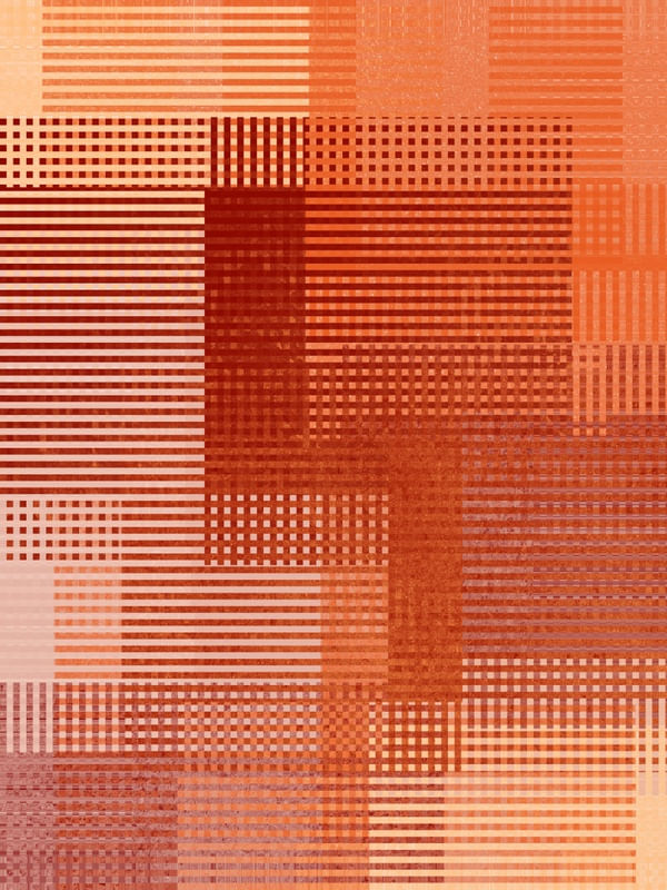 ESCALAS ABSTRATAS SÉRIE CORES TONS DE VERMELHO LARANJA OP 36