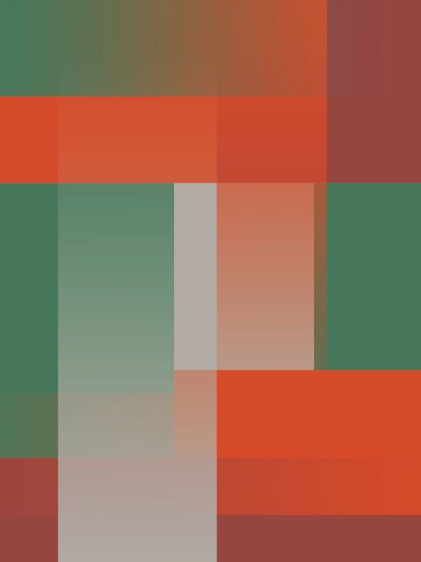 ABSTRATO E DEGRADÊ CORES SÉRIE TONS VERDE LARANJA OP 21