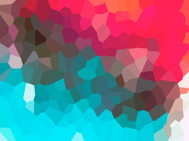 MOSAICO MODERNO ABSTRATO SÉRIE CORES TONS AZUL E ROSA OP 35