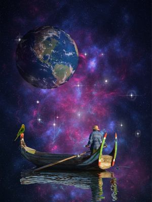 O BARCO NO ESPAÇO