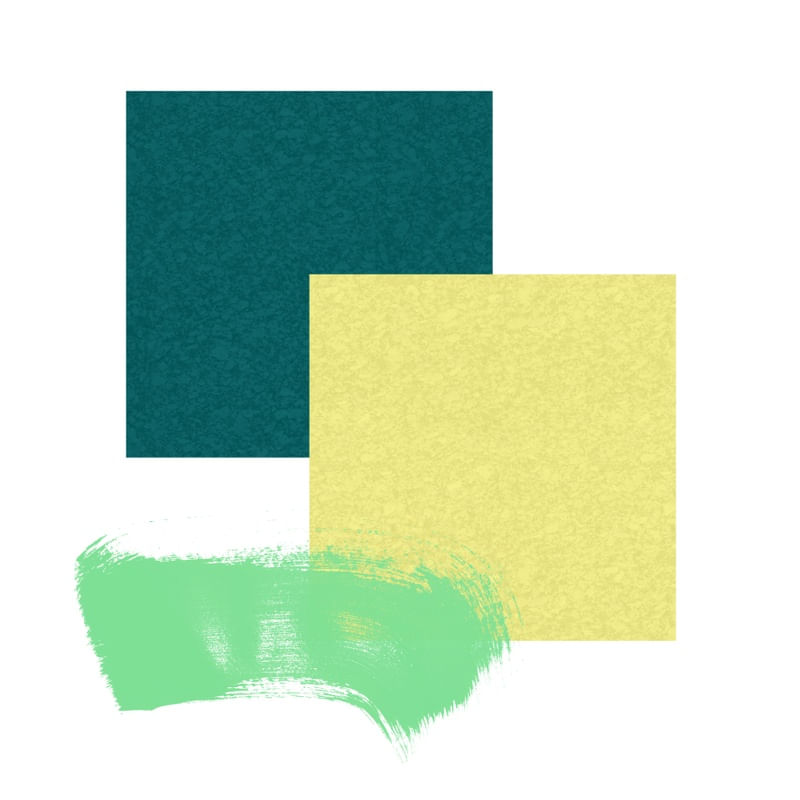 QUADRADOS MINIMALISTAS E TEXTURAS SÉRIE CORES TONS VERDE TURQUESA AZUL OP 19