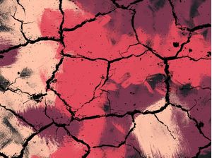 PINTURA E DETALHES ABSTRATOS SÉRIE CORES TONS ROSA VERMELHO VINHO OP 18