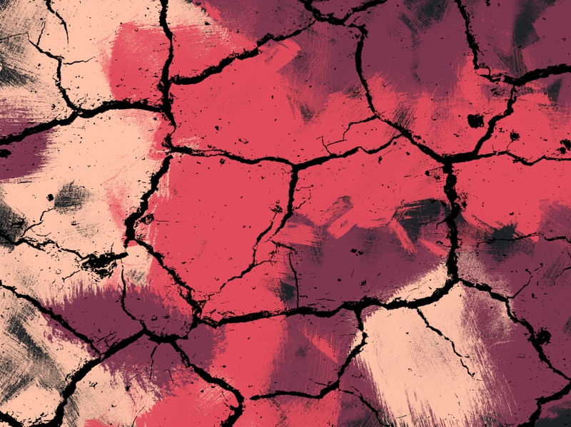 PINTURA E DETALHES ABSTRATOS SÉRIE CORES TONS ROSA VERMELHO VINHO OP 18