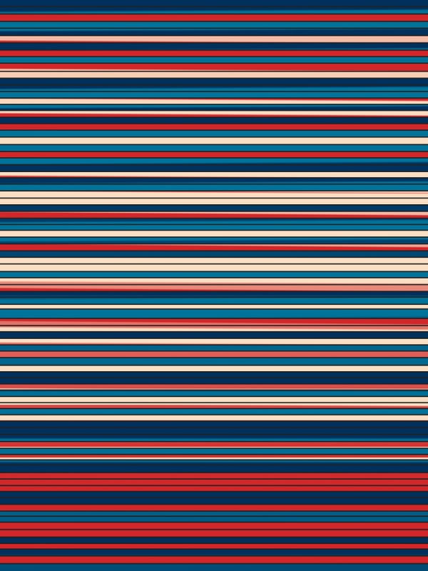 ARTE LISTRAS E CORES SÉRIE TONS VERMELHO AZUL CINZA OP 34