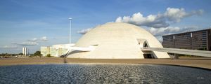 MUSEU NACIONAL E LAGO EM PANORÂMICA