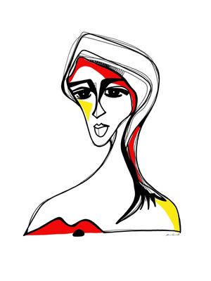 MULHER COM VÉU