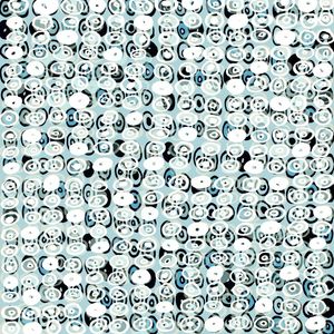 LOOP-D-LOOP 3 QUADRADO TURQUESA BRANCO AGUA CIRCULOS GEOMETRICO ABSTRATO MODERNO SKETCH