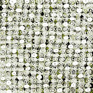 LOOP-D-LOOP 5 QUADRADO BRANCO ABACATE VERDE CIRCULOS GEOMETRICO ABSTRATO MODERNO SKETCH