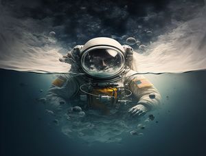 ASTRONAUTA AO MAR