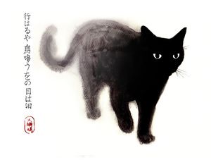 GATO AQUARELA