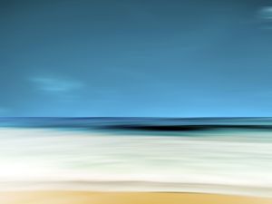 NATUREZA EM MOVIMENTO SÉRIE CÉU AZUL E PRAIA DE MAR AZUL OP 21