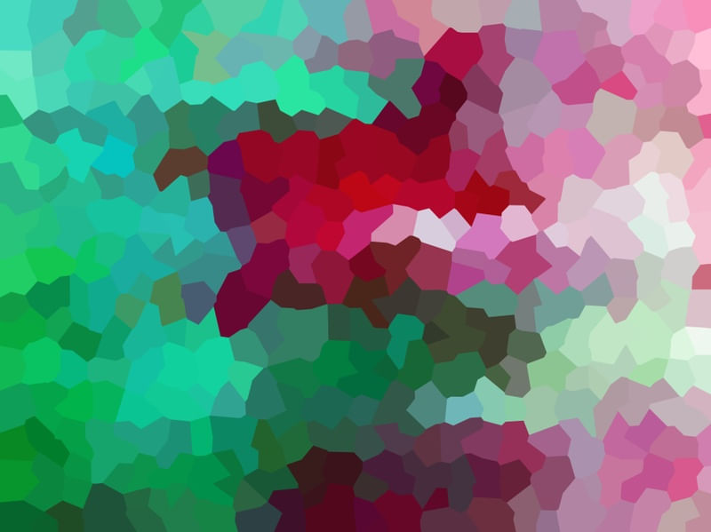 MOSAICO MODERNO ABSTRATO SÉRIE CORES TONS VERDE TURQUESA ROSA OP 36