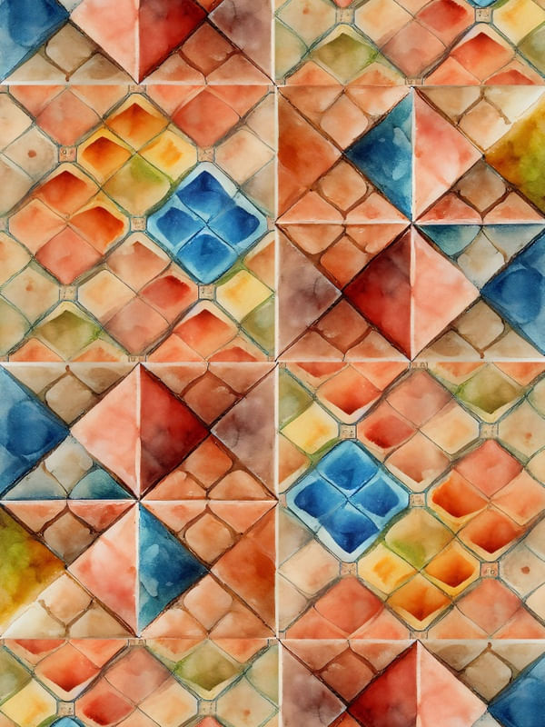 SÉRIE LADRILHOS - AQUARELADOS III