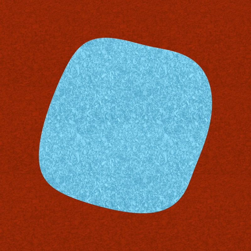 SIMPLE SHAPES ARTE SÉRIE CORES TONS MARROM E AZUL OP 12