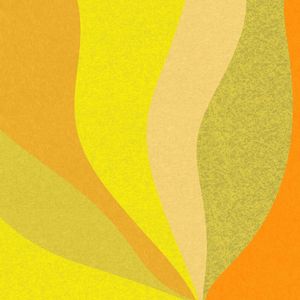 SIMPLE LEAVES ARTE SÉRIE CORES TONS DE AMARELO OCRE OP 11
