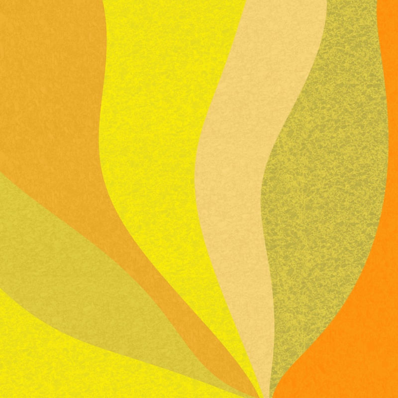 SIMPLE LEAVES ARTE SÉRIE CORES TONS DE AMARELO OCRE OP 11