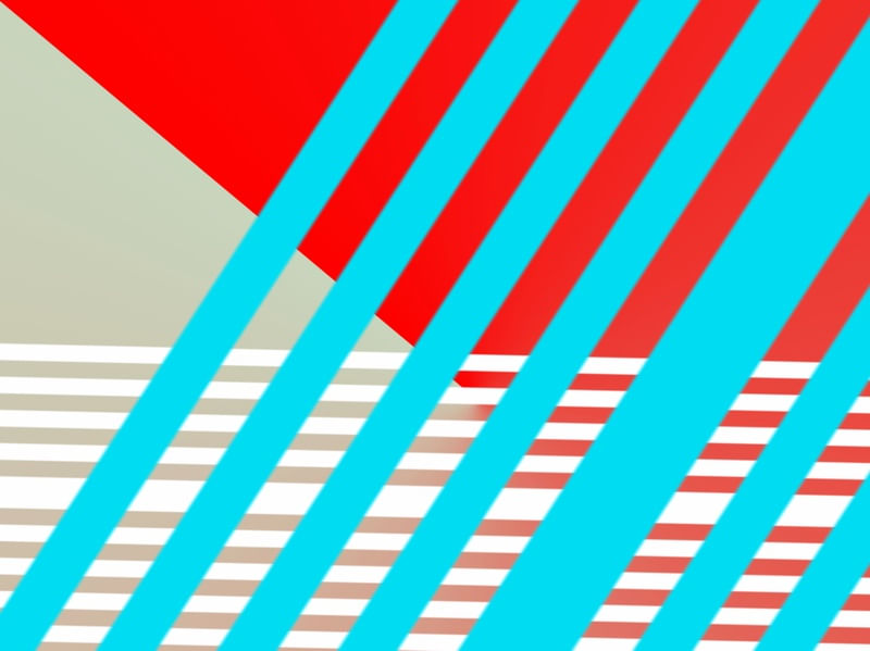 ESCALAS ABSTRATAS SÉRIE CORES TONS AZUL VERMELHO CINZA OP 40