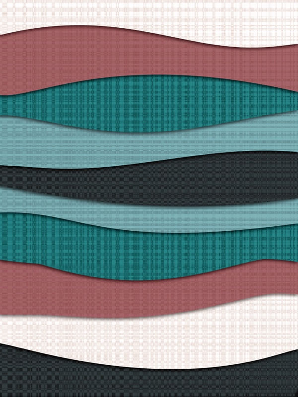 ABSTRATO CAMADAS E CORES SÉRIE TONS VERDE ROSA CINZA OP 40
