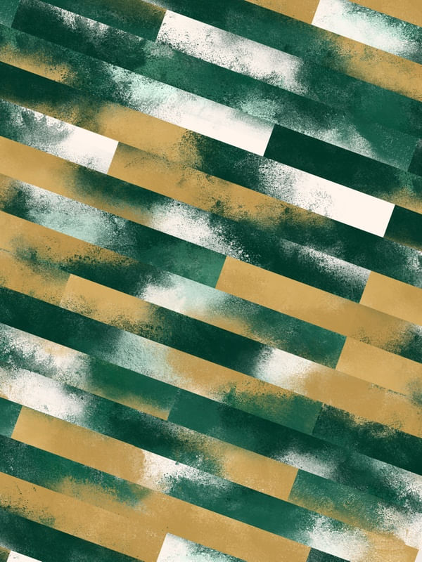 ABSTRATO CORES EM CONSTRUÇÃO SÉRIE TONS VERDE BRANCO MARROM OP 18