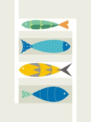 PEIXES COLORIDOS - BOHO