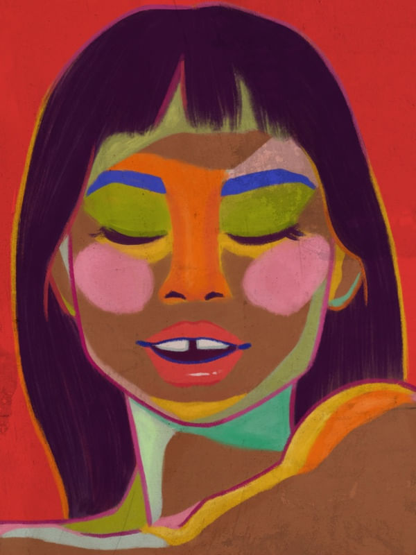 MULHER E AS CORES