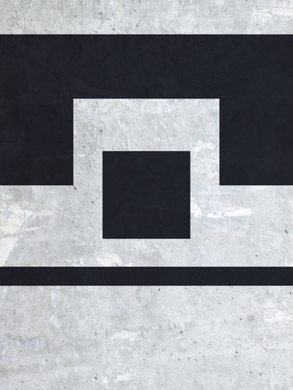ABSTRATO MINIMALISTA PRETO E CINZA