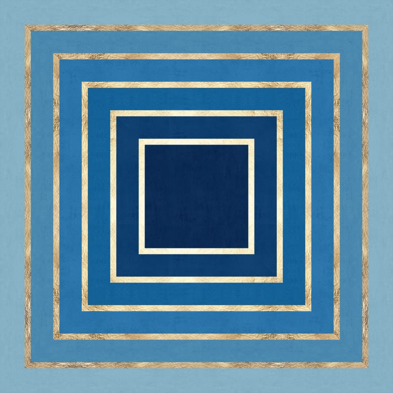 BLUE AND GOLD TUNNEL I