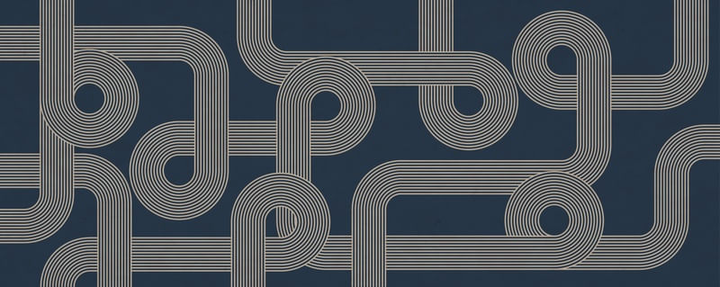 CURVES ON BLUE