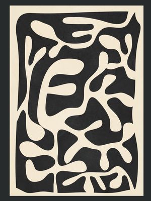 MINIMALIST ABSTRACT LEAVES 1