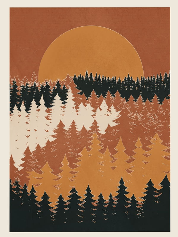 MINIMAL ABSTRACT ART LANDSCAPE 01