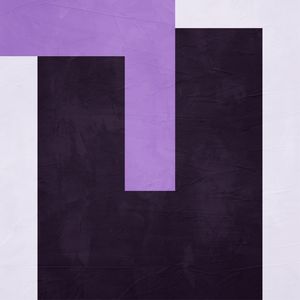 ARTE CONTEMPORANEA QUADRADO COLORIDO DIGITAL LAVENDER - ABSTRATO GEOMETRICO - 722A2-Q