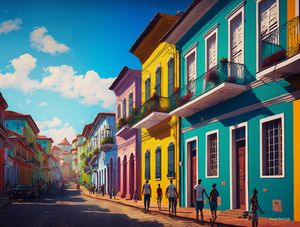 CIDADES COLORIDAS 06 - OILPAINT