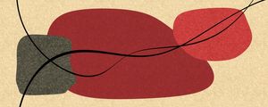 DETALHES E CONTORNOS MINIMALISTAS SÉRIE COR TONS MARROM VERMELHO CINZA OP 10