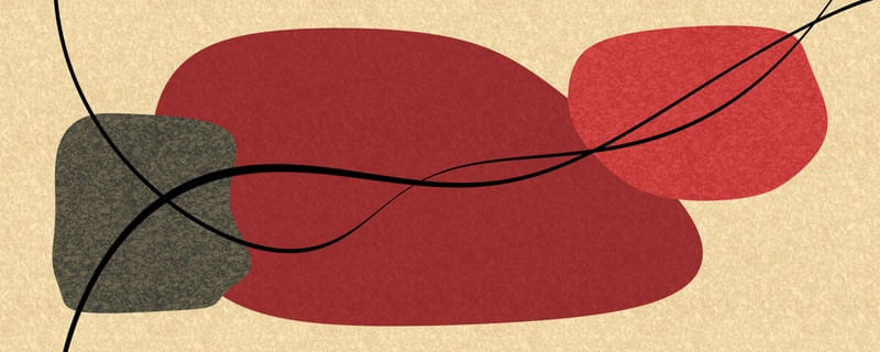 DETALHES E CONTORNOS MINIMALISTAS SÉRIE COR TONS MARROM VERMELHO CINZA OP 10