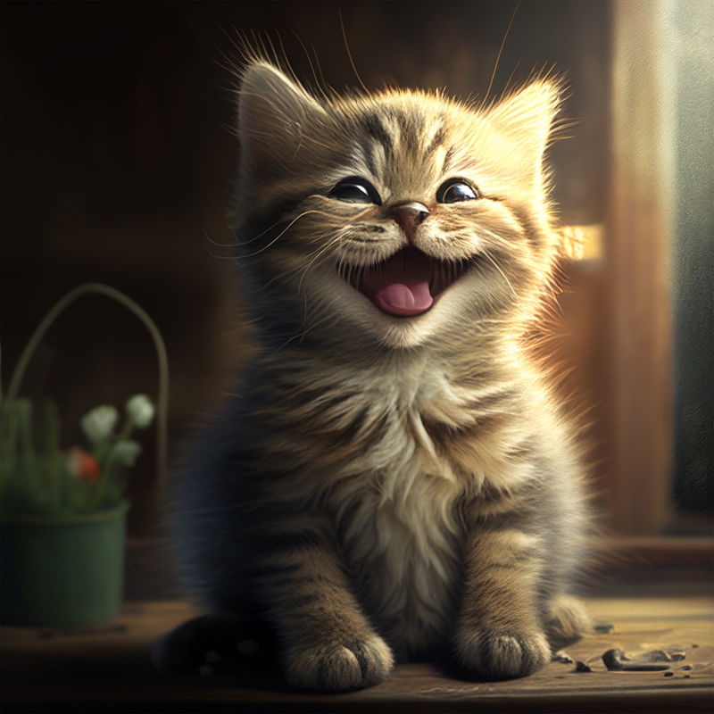 GATO FOFO E FELIZ