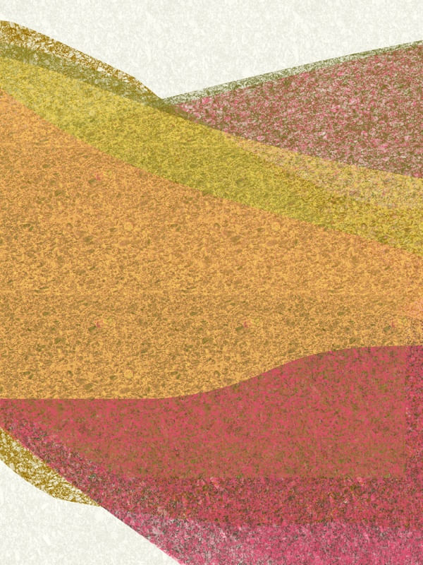 SÉRIE LIGAÇÕES ABSTRATAS FLUIDO CORES TONS VERDE AMARELO E ROSA OP 06
