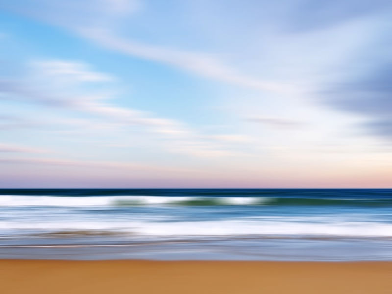 NATUREZA EM MOVIMENTO SÉRIE PRAIA DE MAR AZUL CÉU COM NUVENS OP 27
