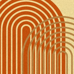 TEXTURA ABSTRATO DE VOLTAS CORES TONS DE LARANJA BEGE MARROM OP 07