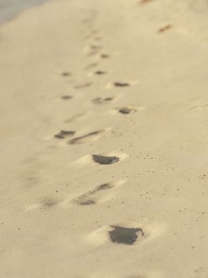 SAND FOOTSTEPS