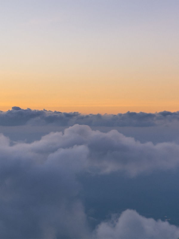 NUVENS AO PÔR DO SOL - TRIPTICO 3