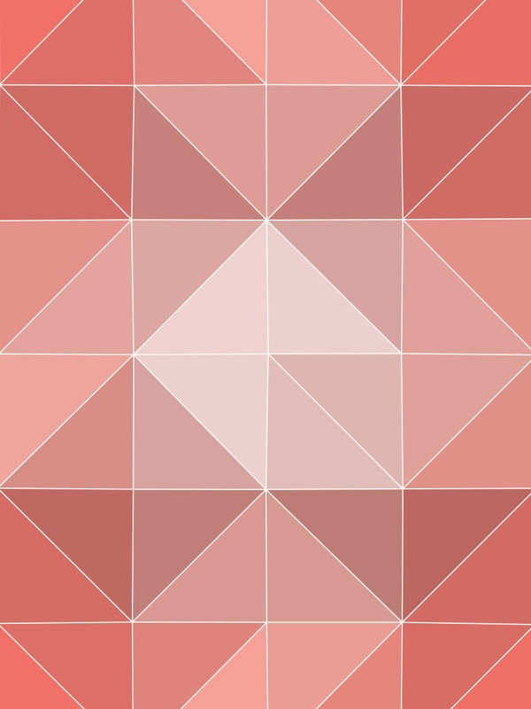 TRIANGULOS - LIVING CORAL PANTONE