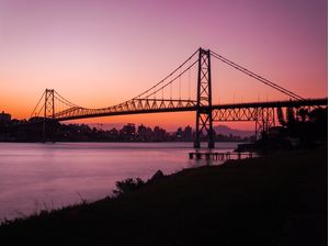 PONTE HERCÍLIO LUZ - LONGA EXPOSIÇÃO - CORES