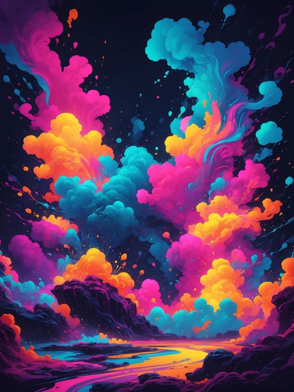 COLORS CARTOON BY AI
